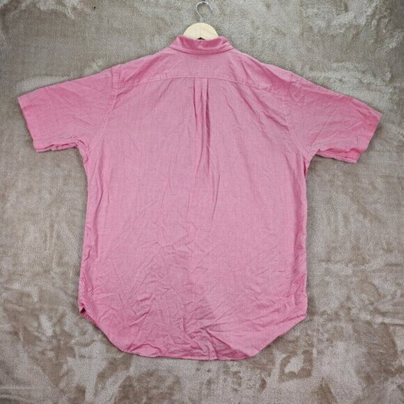 Ralph Lauren Chambray Oxford Shirt Button-Down Pony Logo Men's Size LT Tall Pink - Picture 3 of 10